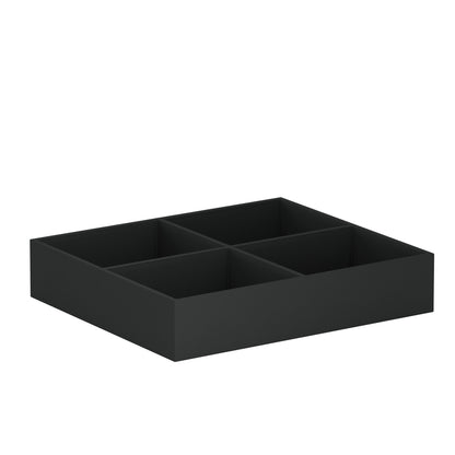 Vassoio D Gris Ardoise : plateau de rangement en cuir