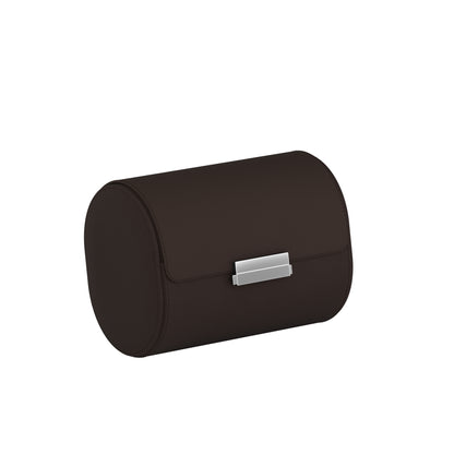 Pochette 2 Marron Chocolat: étui pour montres en cuir