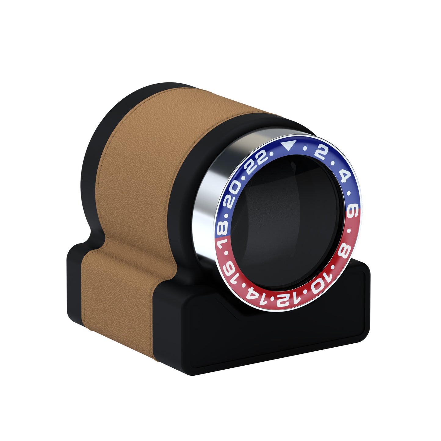 Rotor One Chestnut : remontoir automatique avec lunette Sport Rouge / Bleu