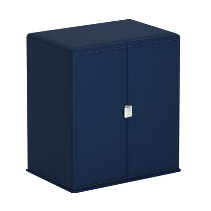 Automatic watch winder cabinet: Rotore 9 Midnight Blue / Cream