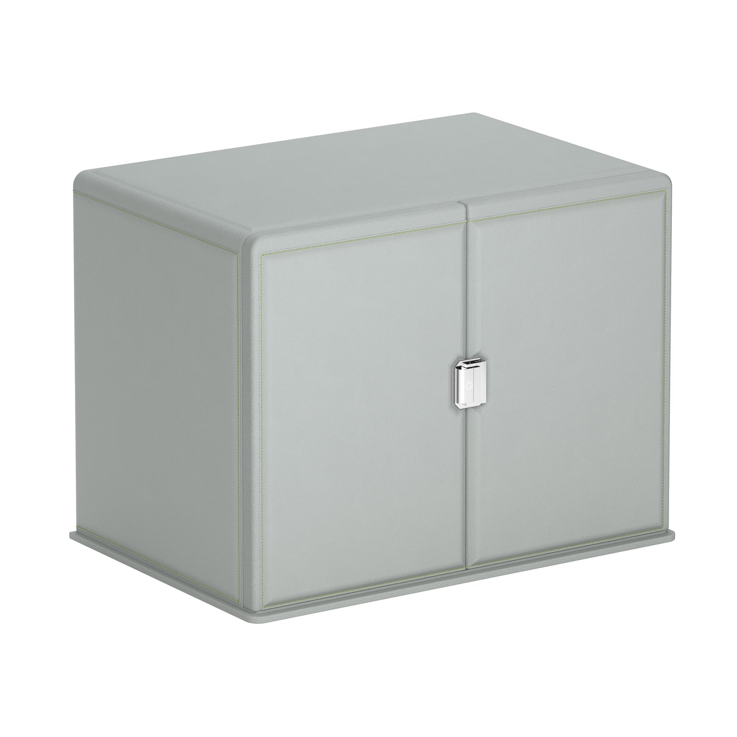 Automatic watch winder cabinet: Rotore 6 Pearl Gray / Anise Green