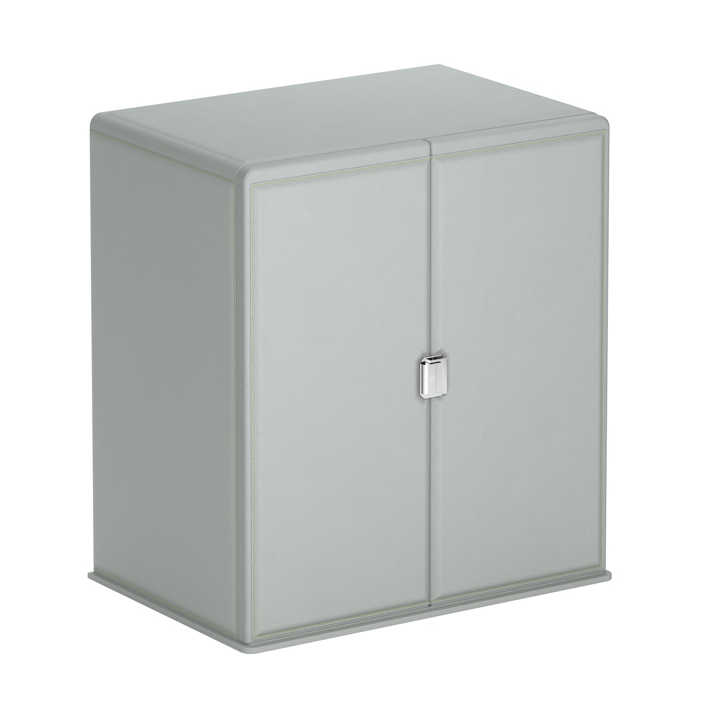 Automatic watch winder cabinet: Rotore 9 Pearl Gray / Anise Green