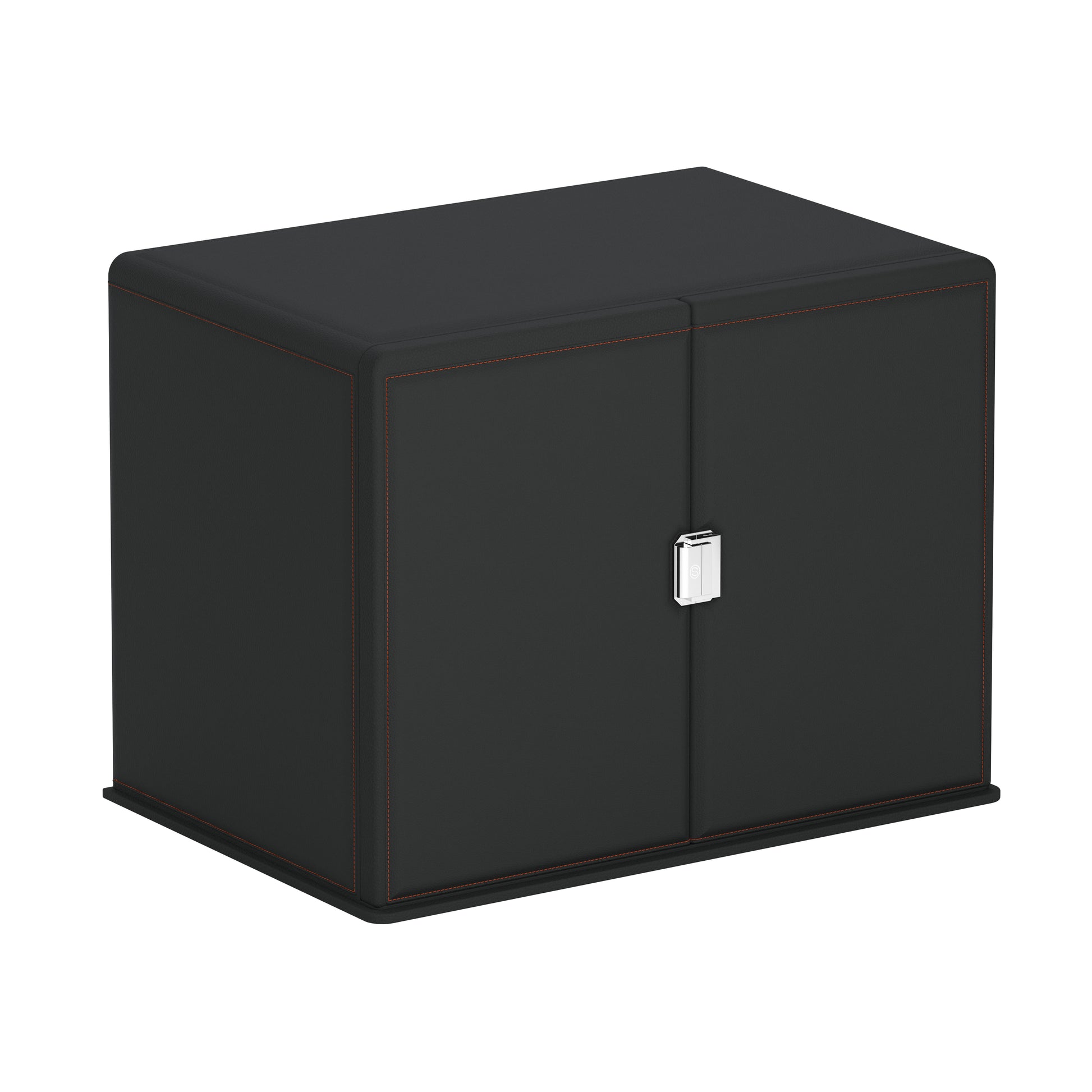 Automatic watch winder cabinet: Rotore 6 Slate Gray / Orange