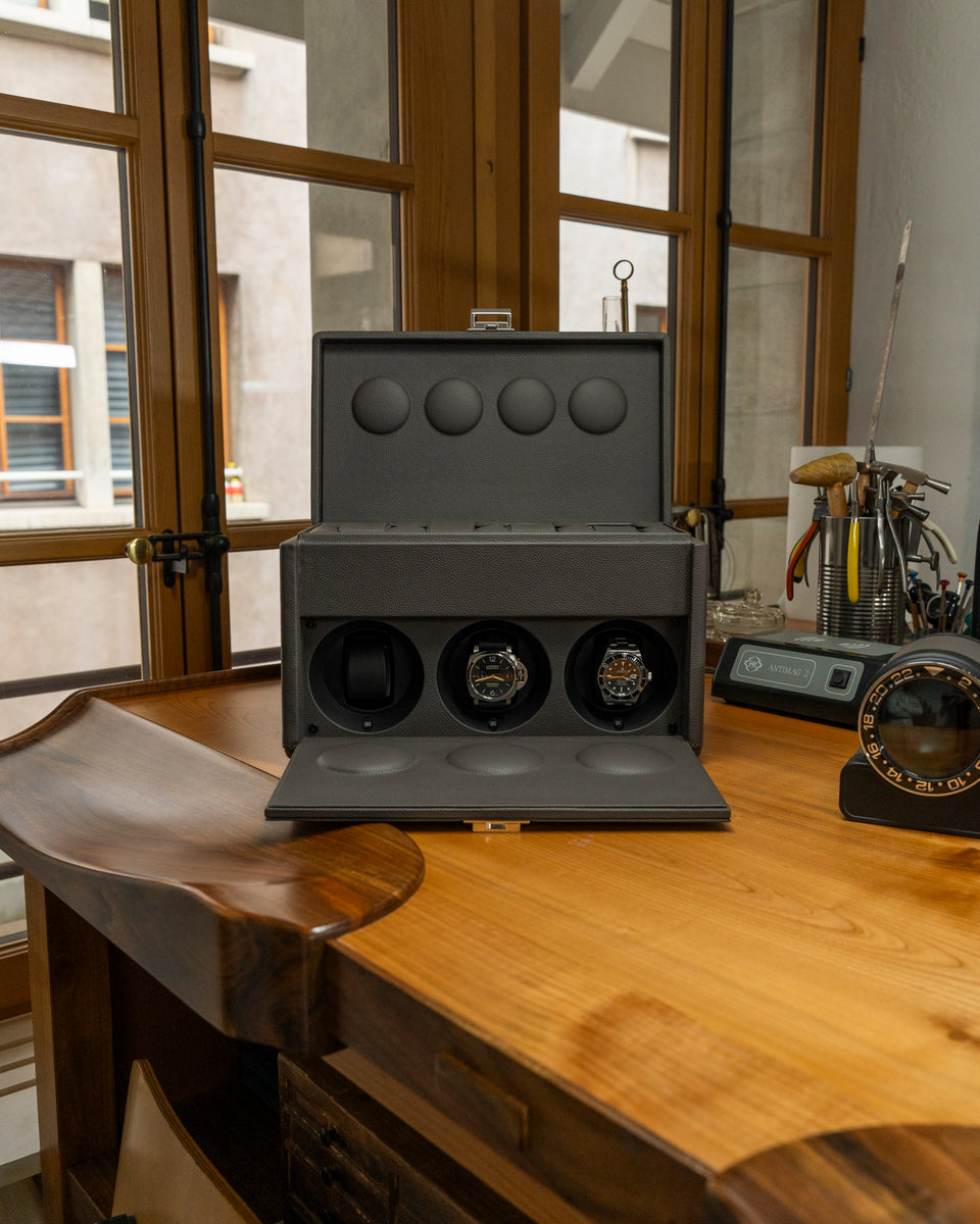 Leather automatic watch winder: 7RT