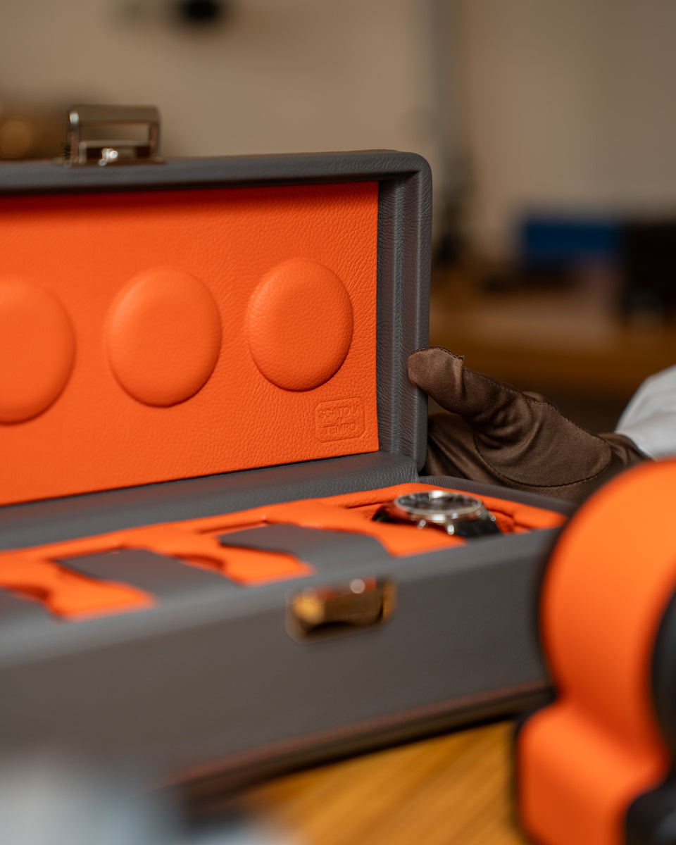 Valigetta 4: leather watch box