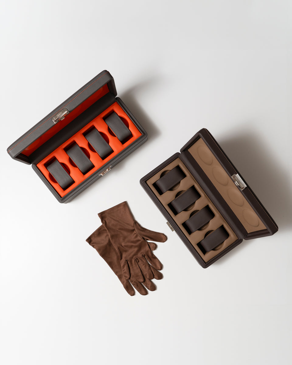 Leather watch box: Viaggio 4
