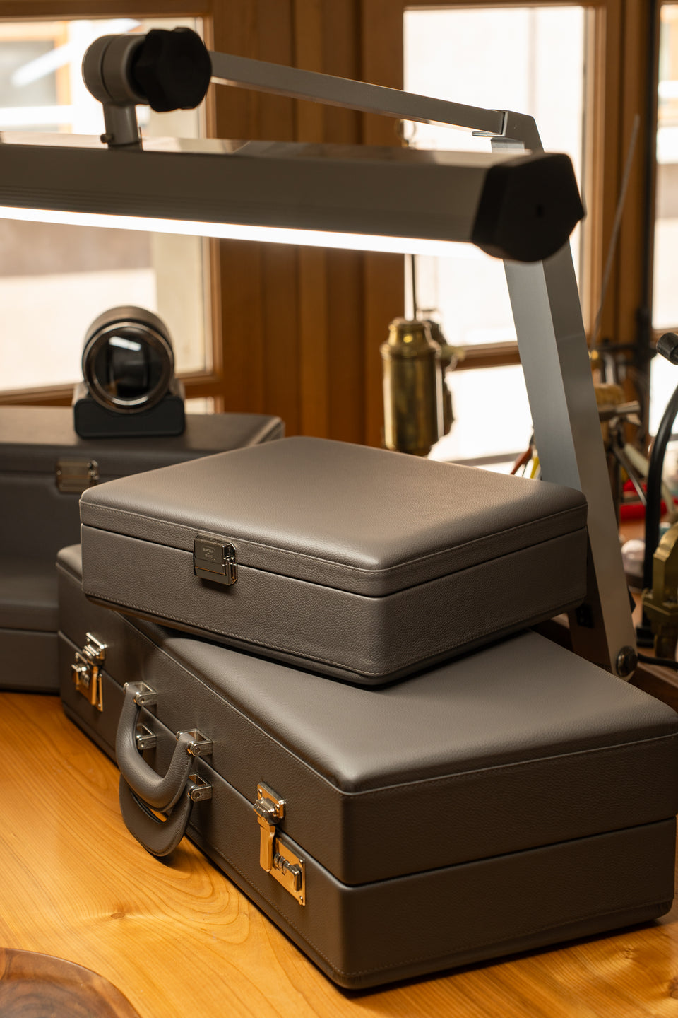 Valigetta 8: leather watch box