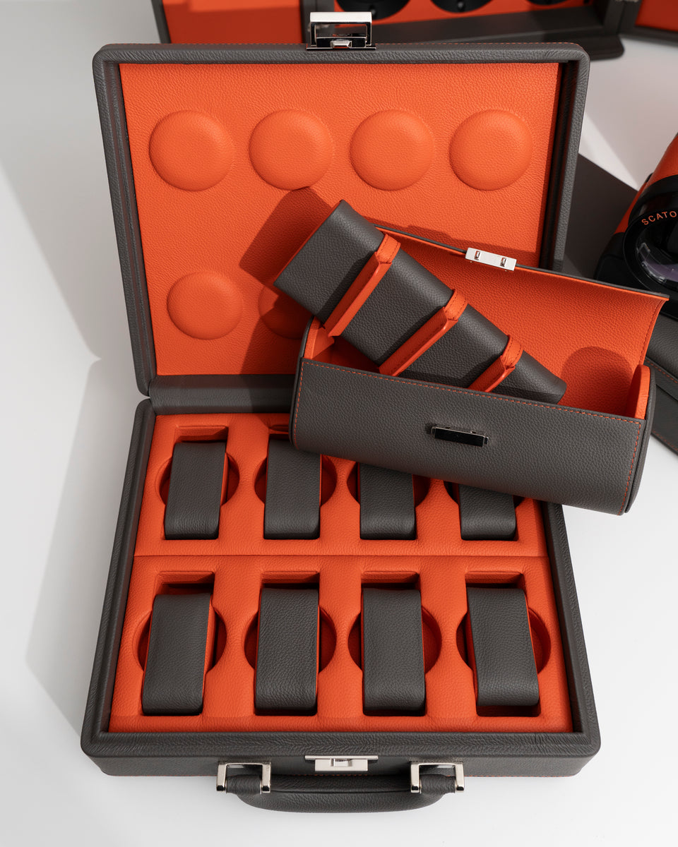 Valigetta 8: leather watch briefcase