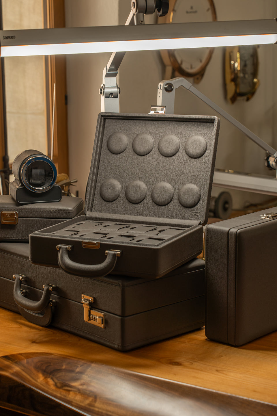 Leather watch briefcase: Viaggio 8
