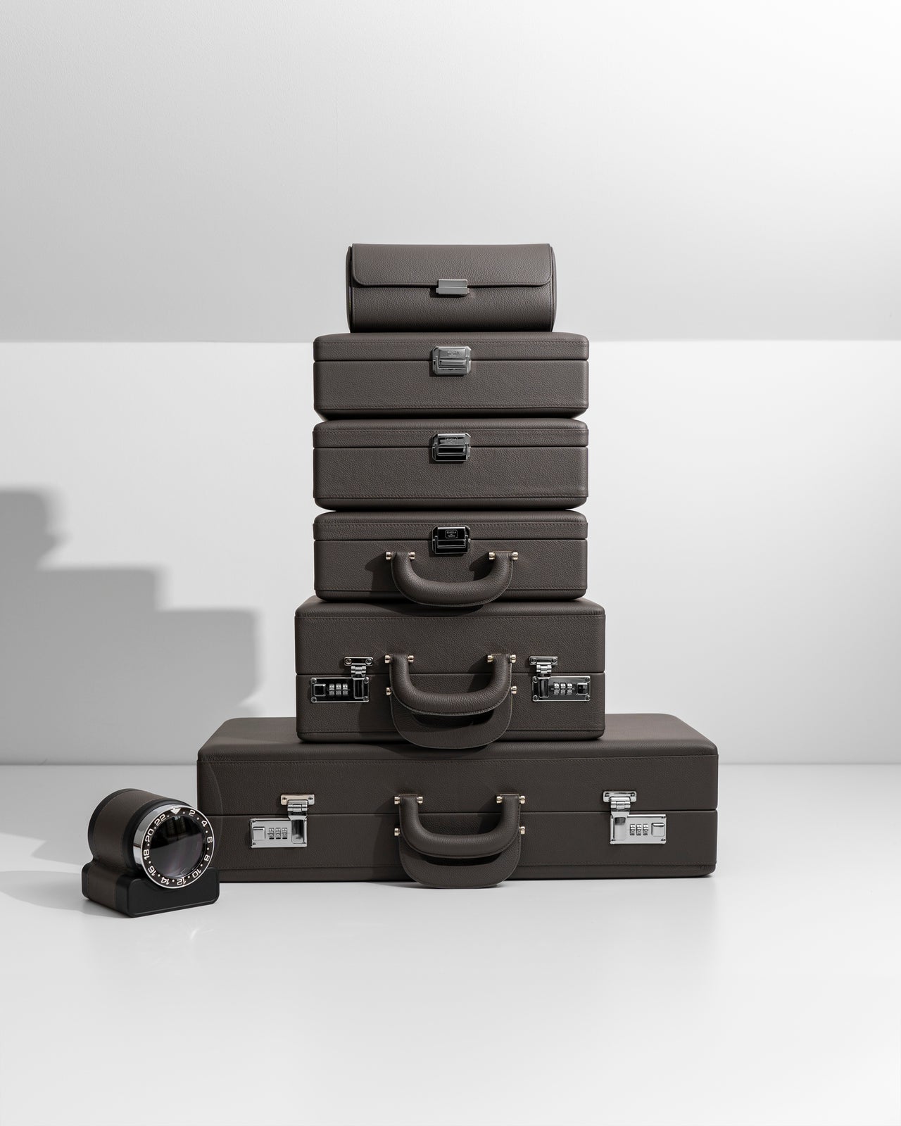 Black watch boxes and watch winders