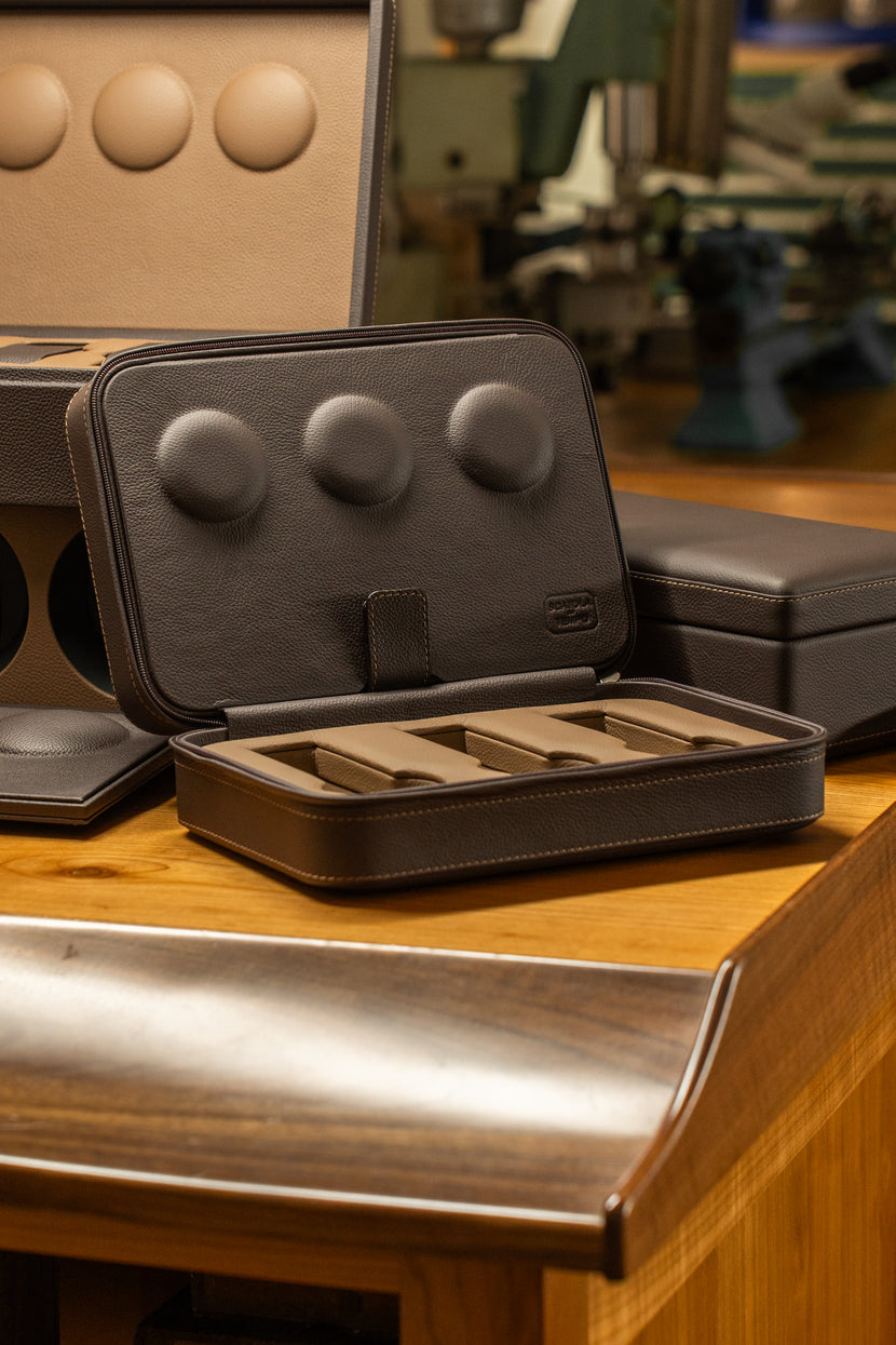 Scatola del Tempo leather watch cases : A case worthy of your timepieces