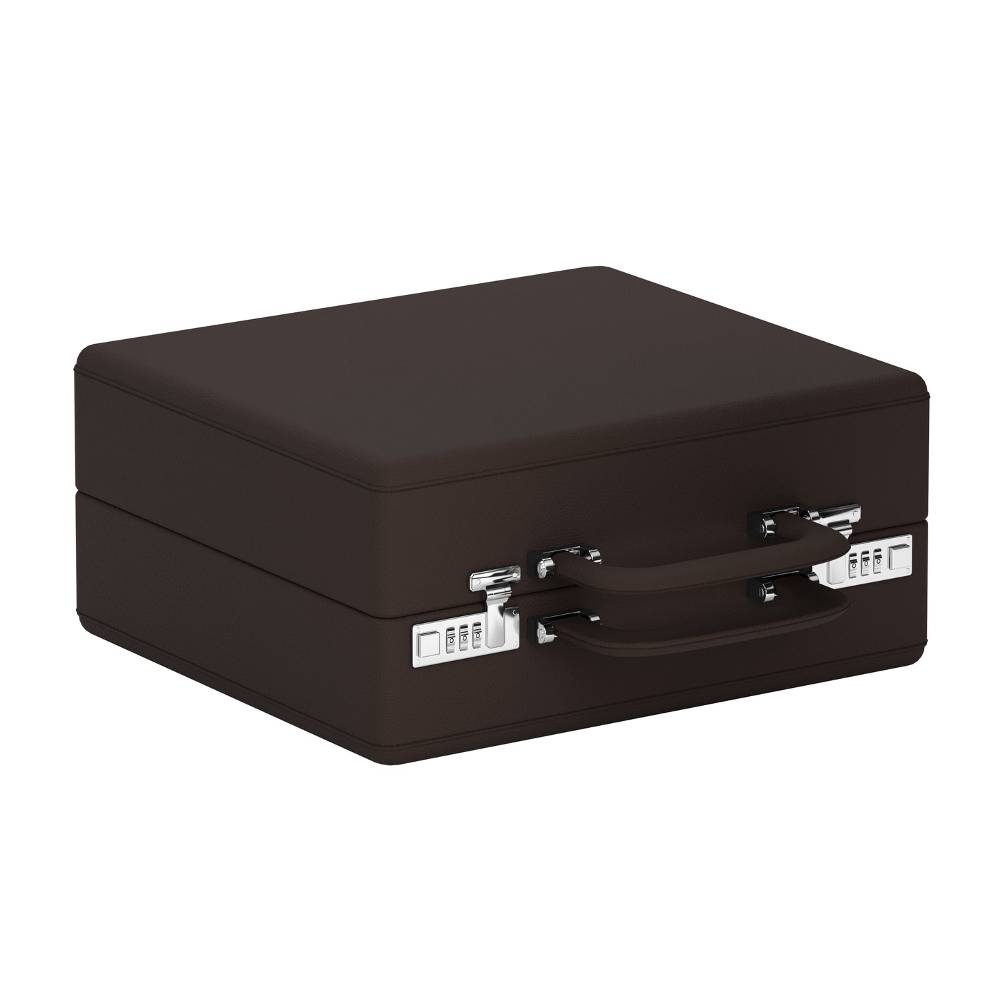 Valigetta 16 Marron Chocolat: valise pour montres en cuir
