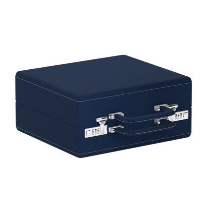 Watch travel case: Valigetta 16 Midnight Blue / Cream