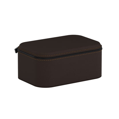 estuche de reloj de piel : Viaggio 1 marrón chocolate / castaño