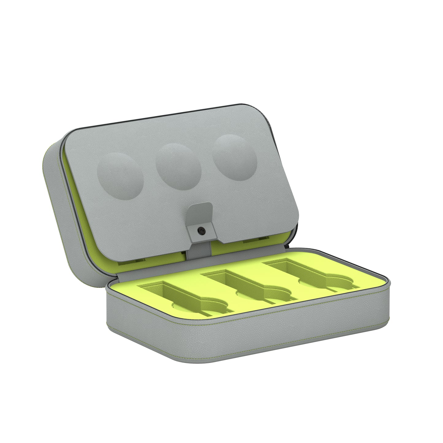 Watch case: Viaggio 6 Pearl Gray / Anise Green