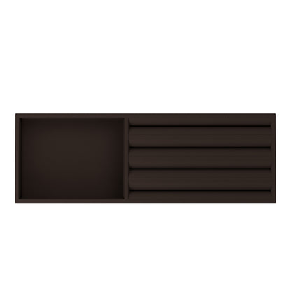 Sacatola del Tempo jewellery tray: Vassoio B Chocolate Brown