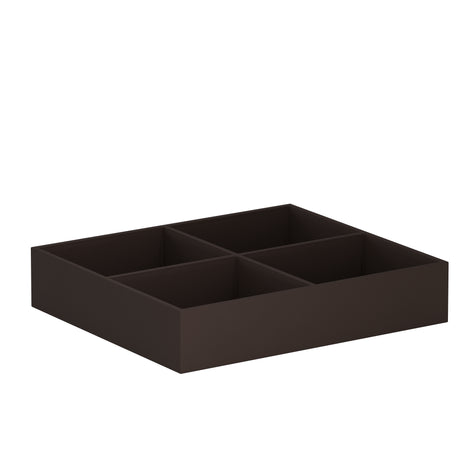 Vassoio D cioccolato: svuotatasche in pelle