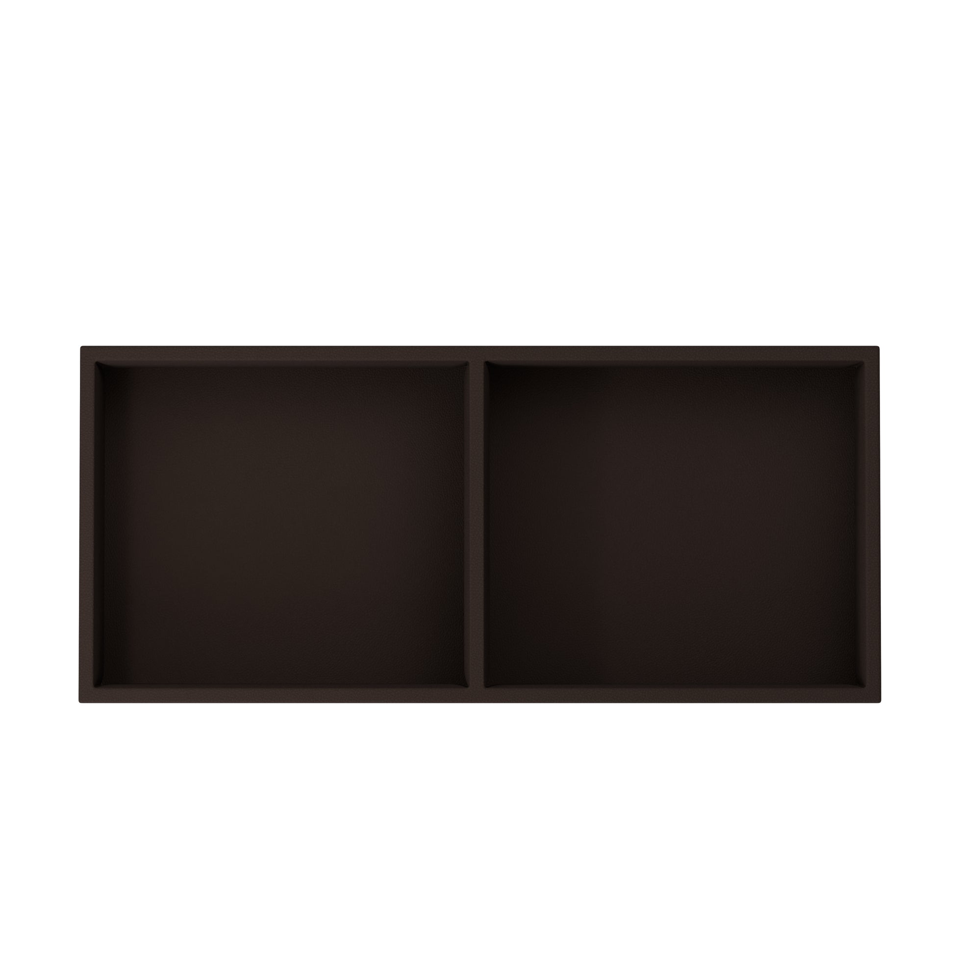 Sacatola del Tempo valet tray: Vassoio C Chocolate Brown