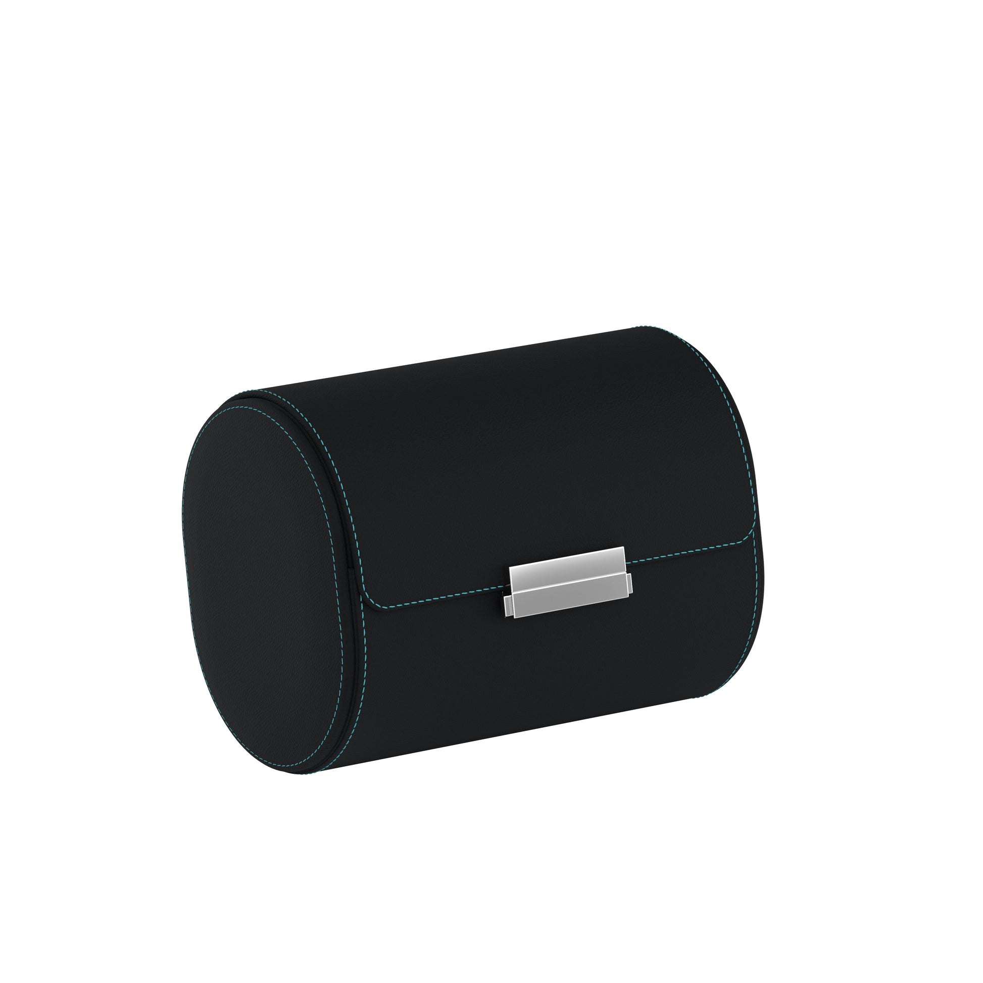 Sacatola del Tempo watch roll: Pochette 2 Black / Turquoise