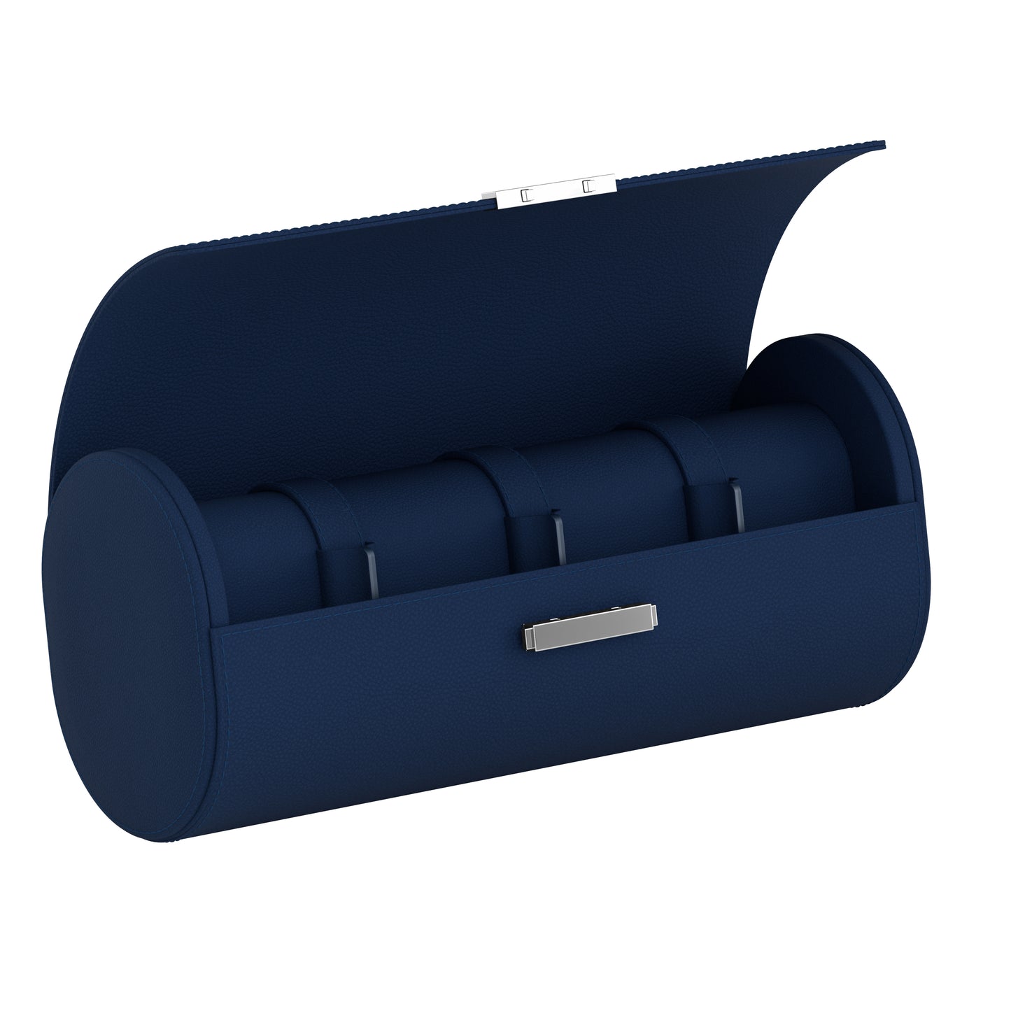 Pochette 4 Midnight Blue: leather watch roll