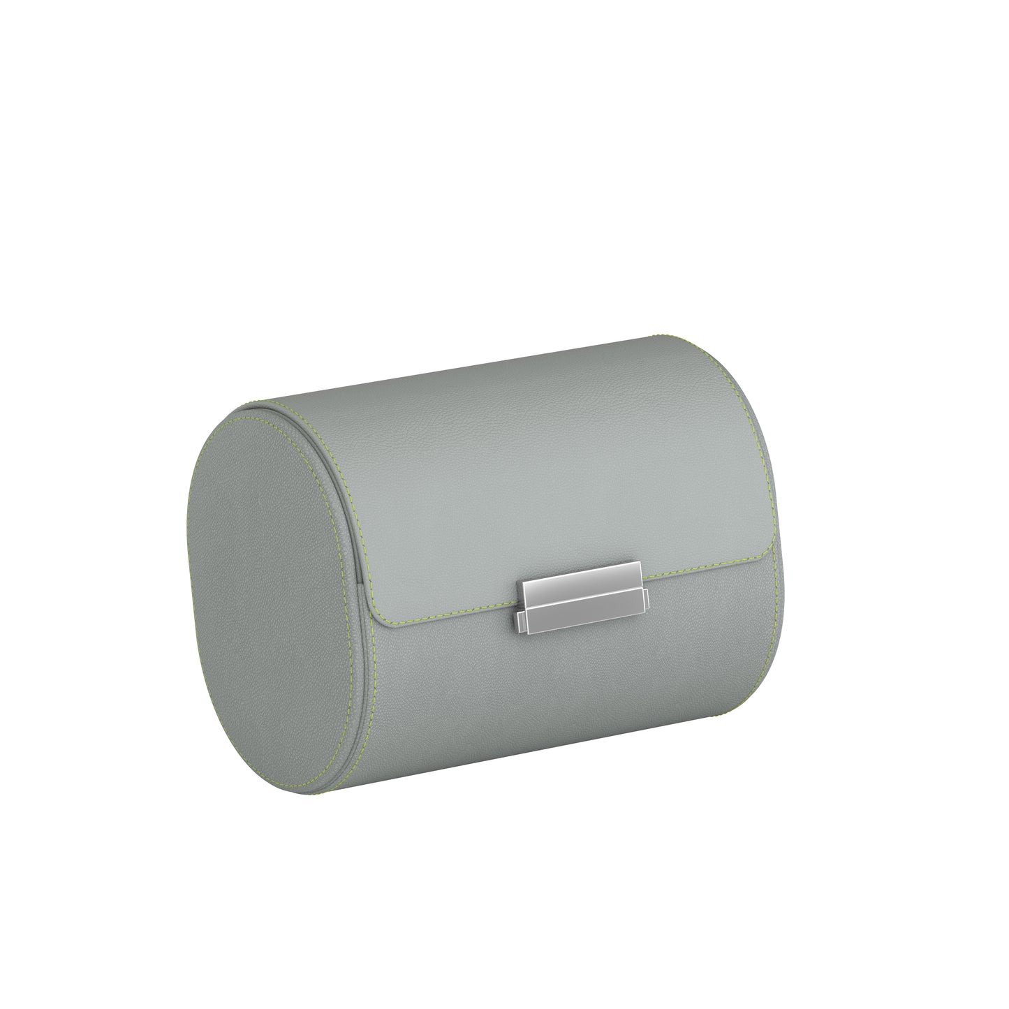 Sacatola del Tempo watch roll: Pochette 2 Pearl Gray / Anise Green