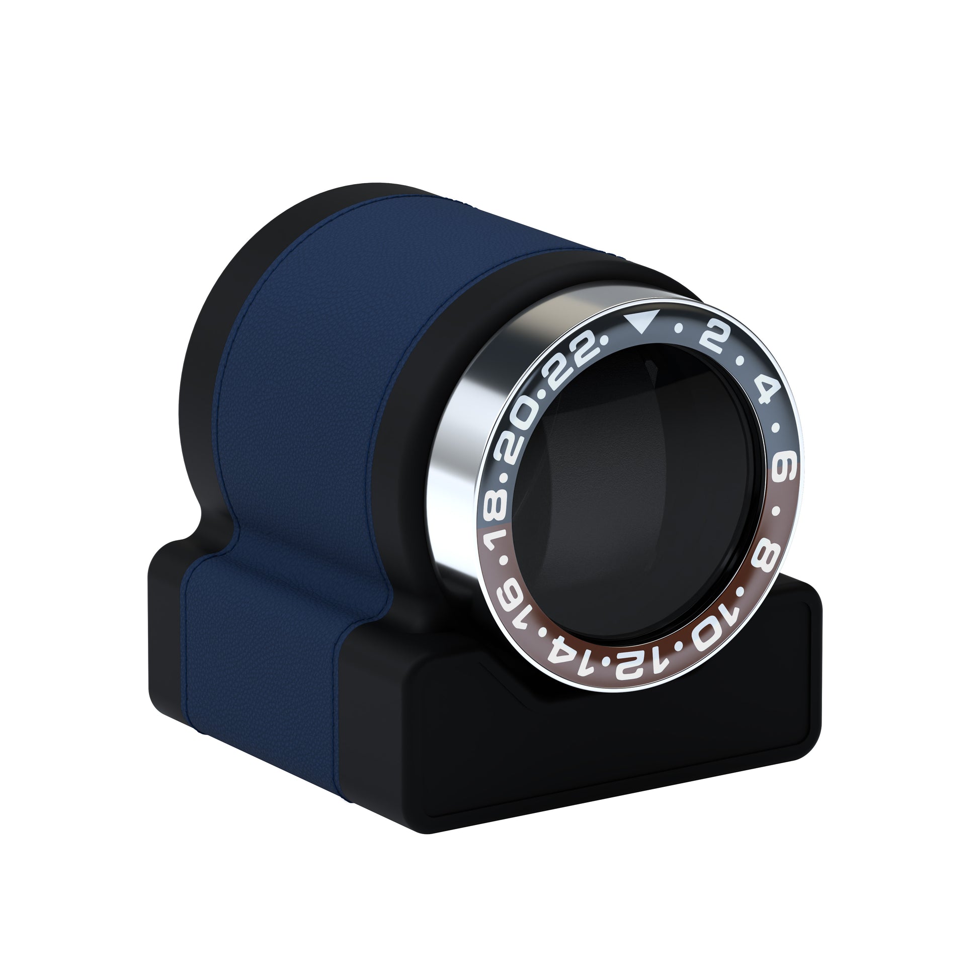 Rotor One Midnight Blue: automatic winder with Sport Black / Brown bezel