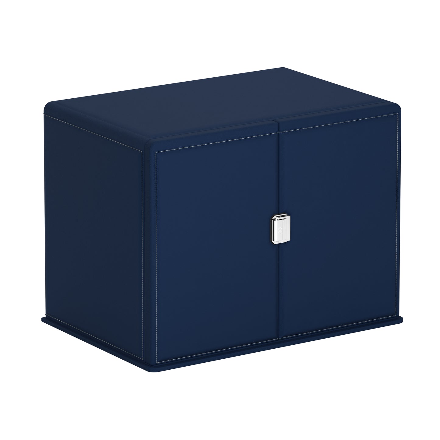 Sacatola del Tempo automatic watch winder cabinet: Rotore 6 Midnight Blue / Cream