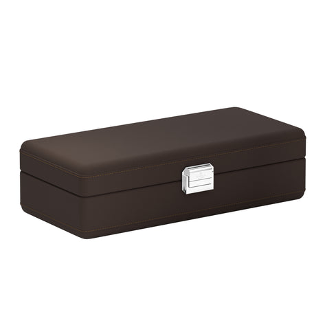 Sacatola del Tempo watch box: Valigetta 4 Chocolate Brown / Chestnut