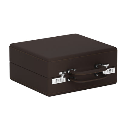 Sacatola del Tempo watch travel case: Valigetta 16 Chocolate Brown / Chestnut