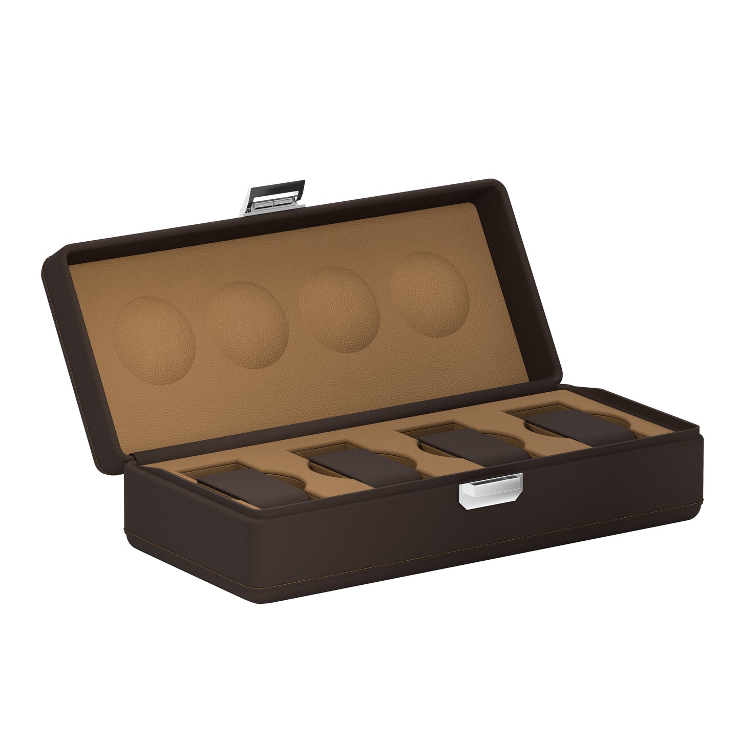 Valigetta 4 Chocolate Brown / Chestnut: leather watch box