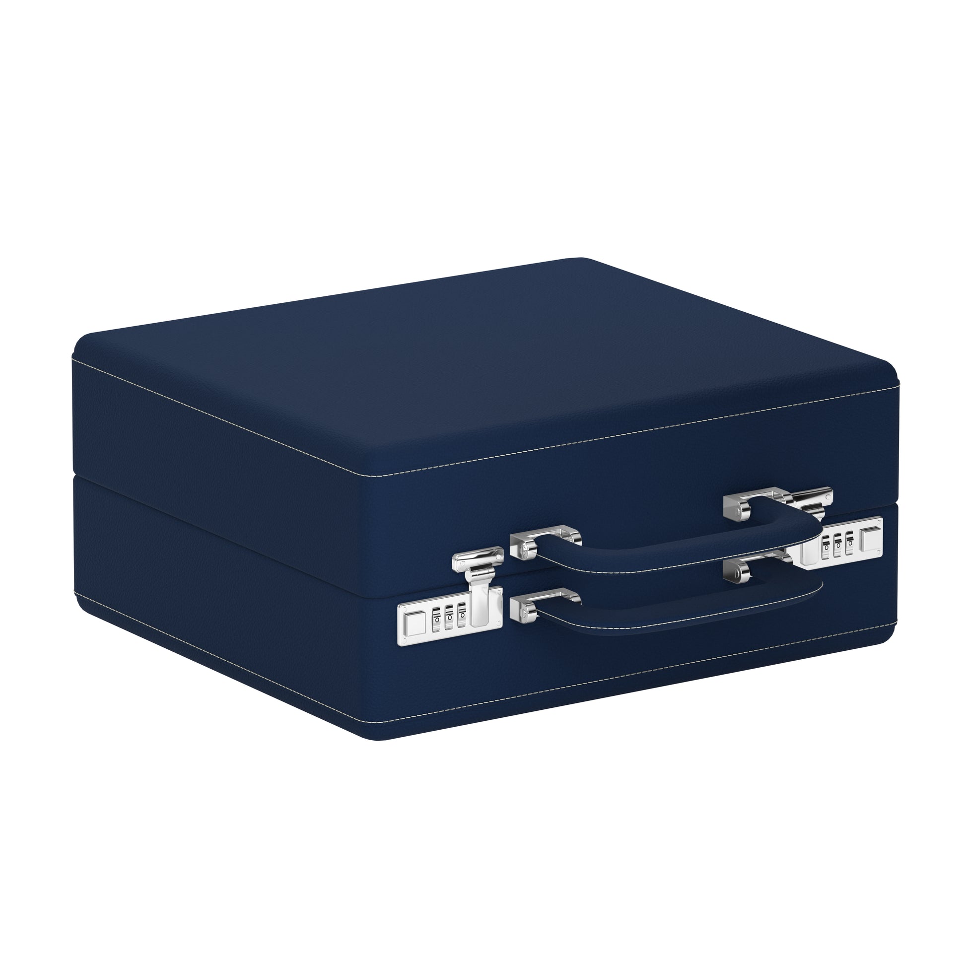 Sacatola del Tempo watch travel case: Valigetta 16 Midnight Blue / Cream