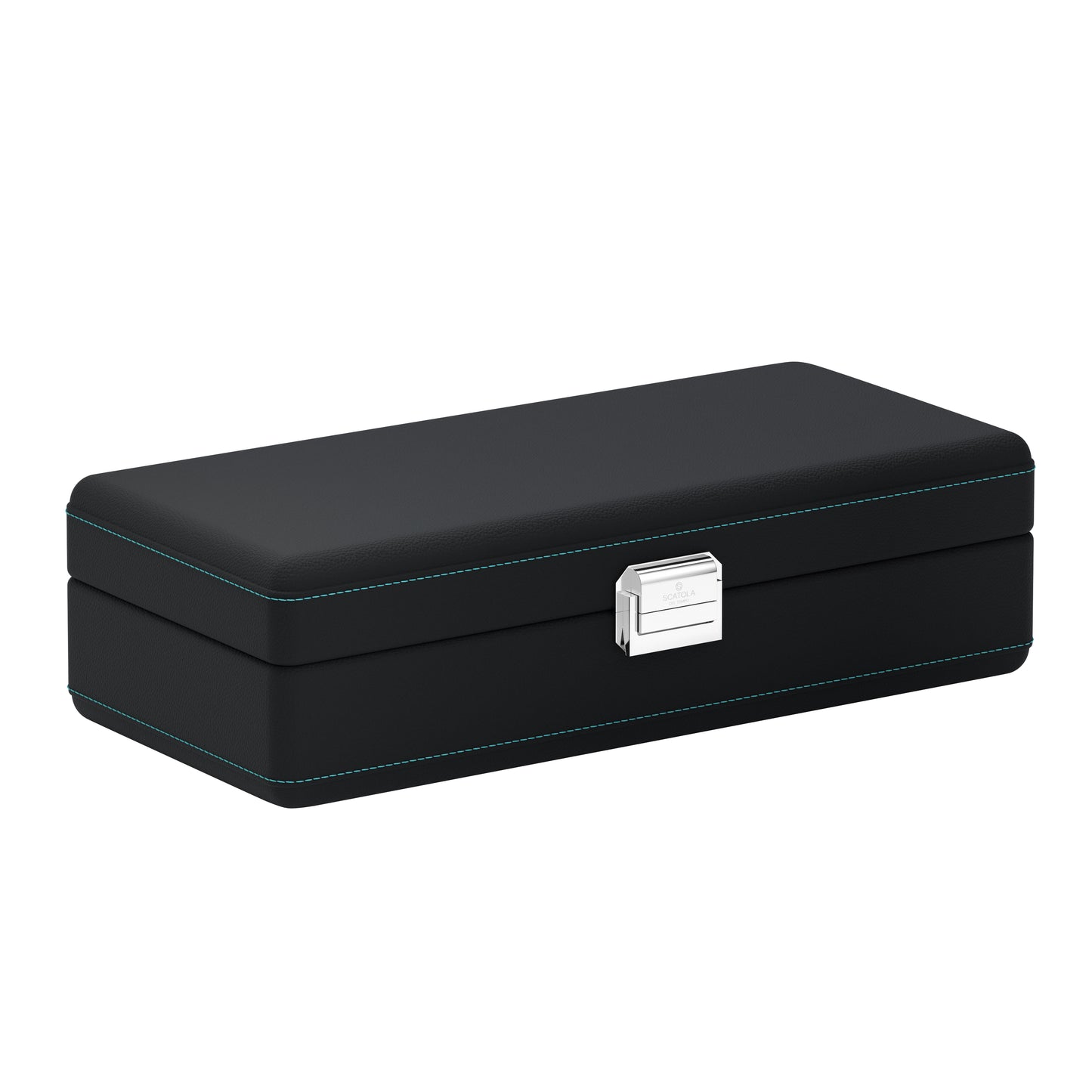 Sacatola del Tempo watch box: Valigetta 4 Black / Turquoise