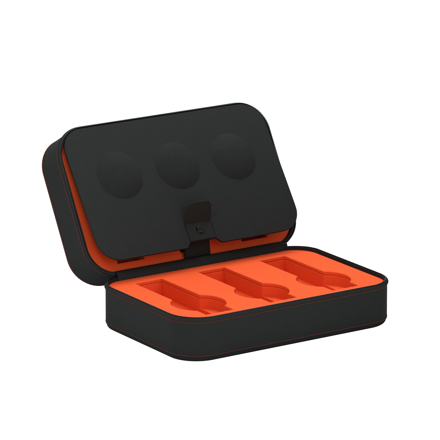 Sacatola del Tempo watch case: Viaggio 6 Slate Gray / Orange